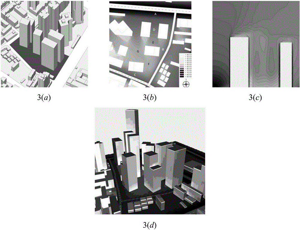 City noise 3D digital map manufacturing method