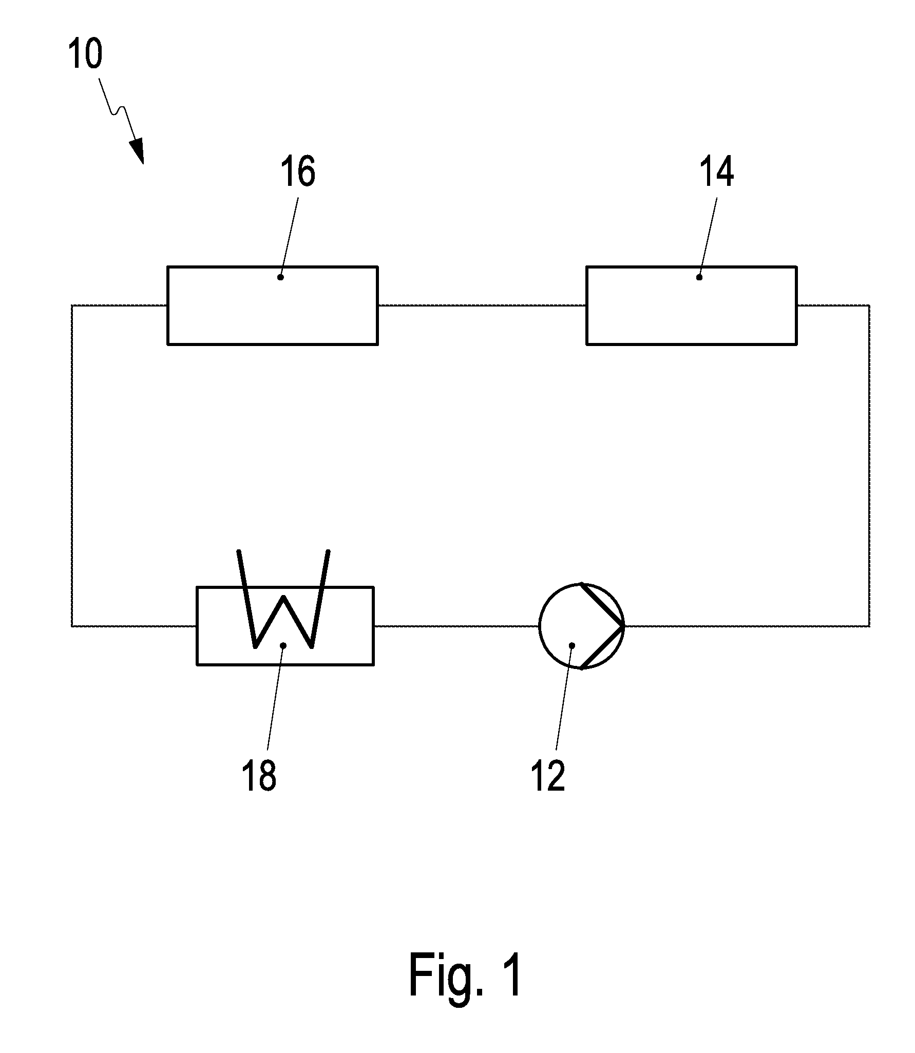 Cooling circuit for a motor vehicle and use of an electrically non-conductive cooling fluid