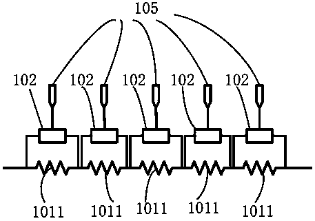 A calibratable resistance device and integrated circuit
