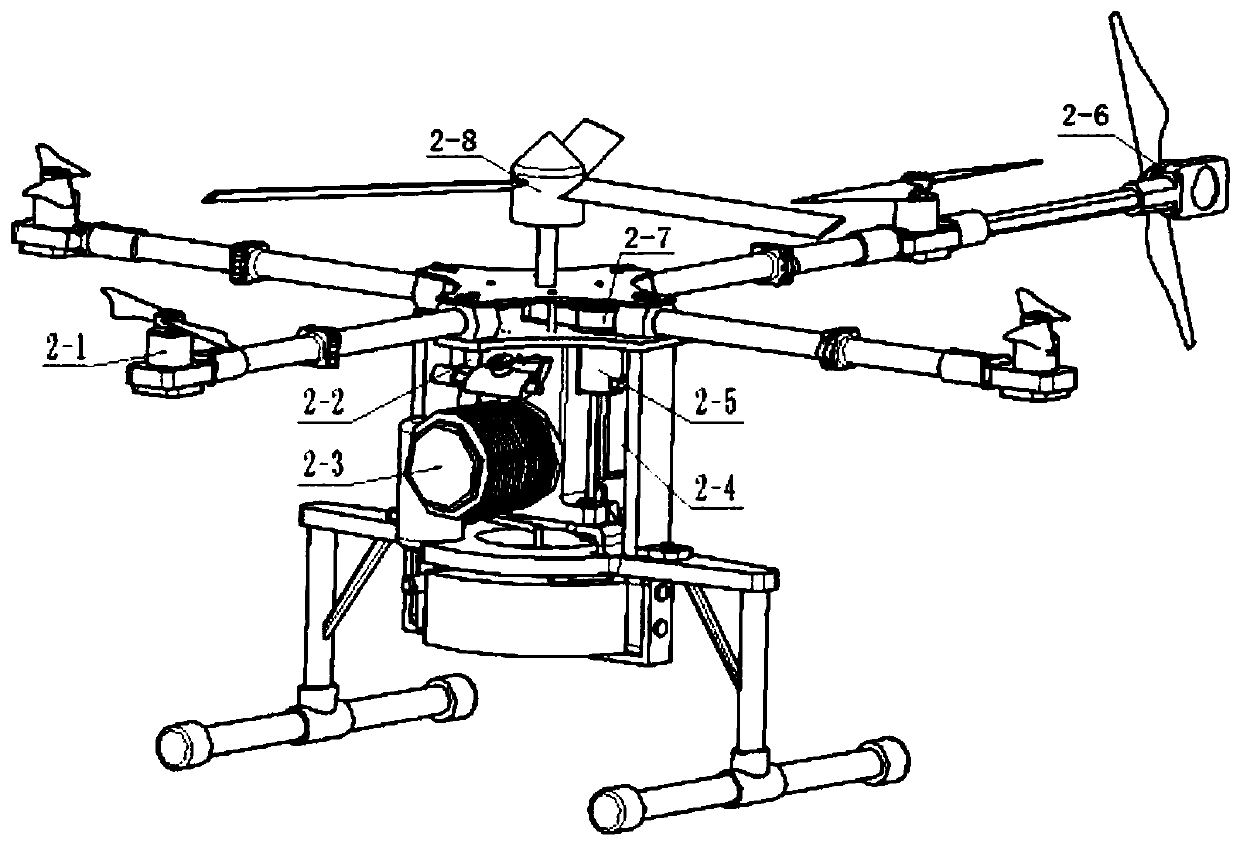 Foldable and petrol-electric hybrid five-rotor wing unmanned aerial vehicle with tail rotors