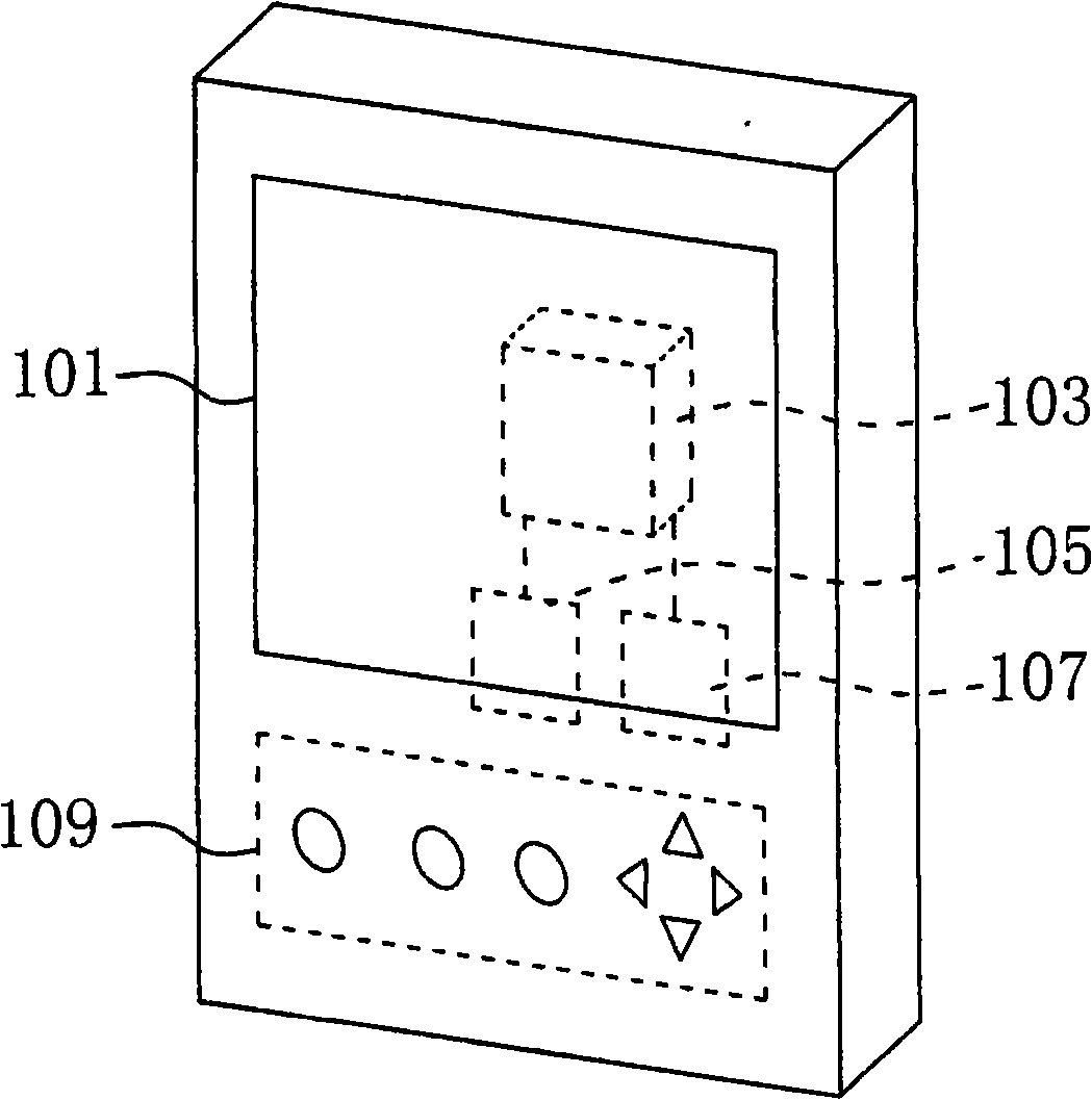 Hand-hold electronic device and operation method