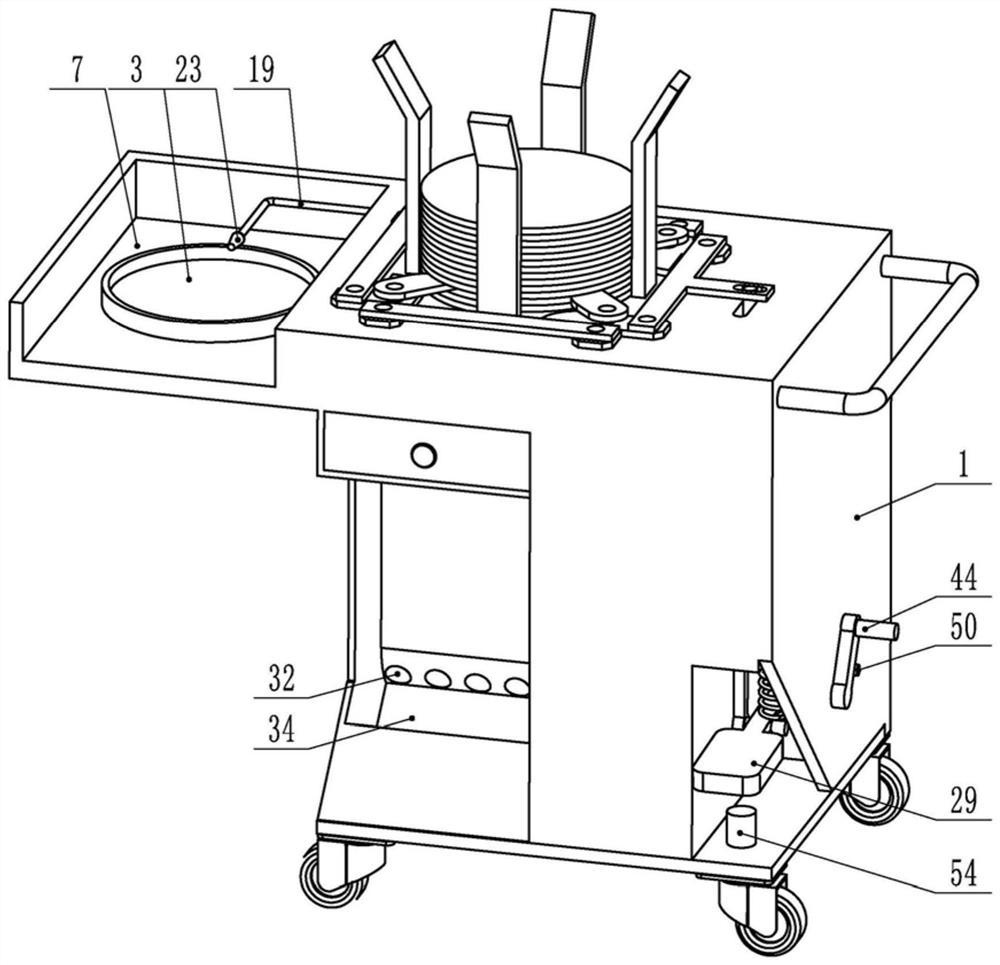 Operating trolley for department of dermatology