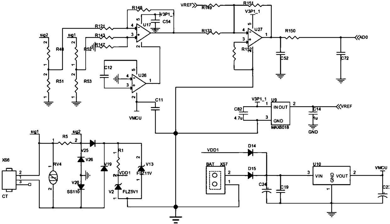 Power supply sampling circuit, power supply sampling method and fault indicator manufactured by same
