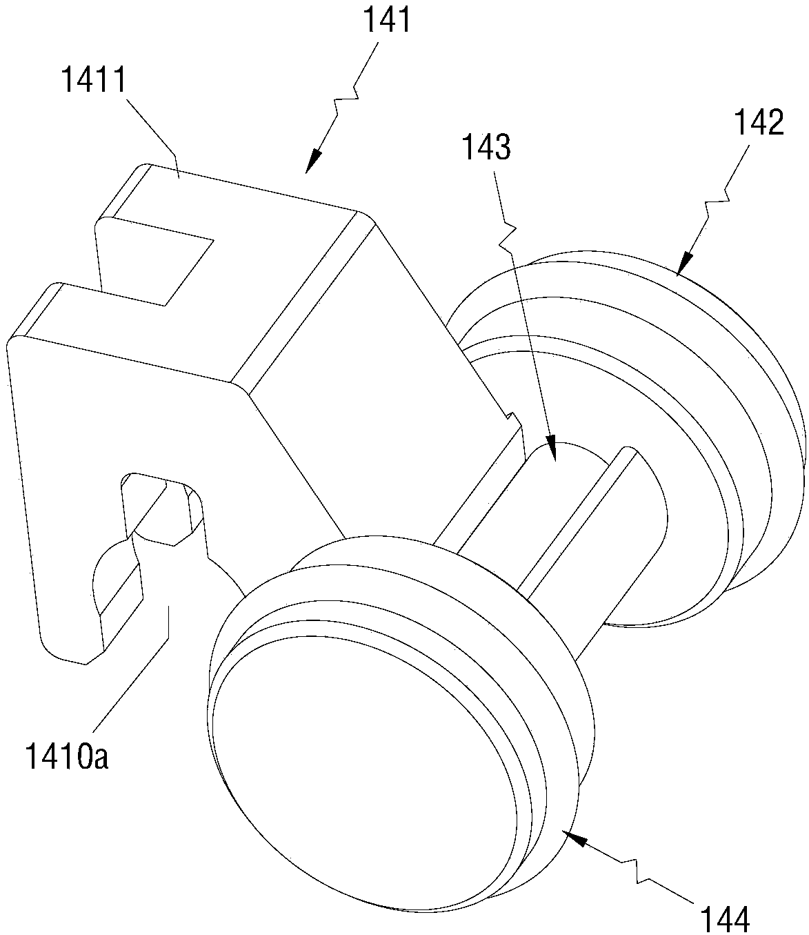 Slice medium separating mechanism and cash recycling machine