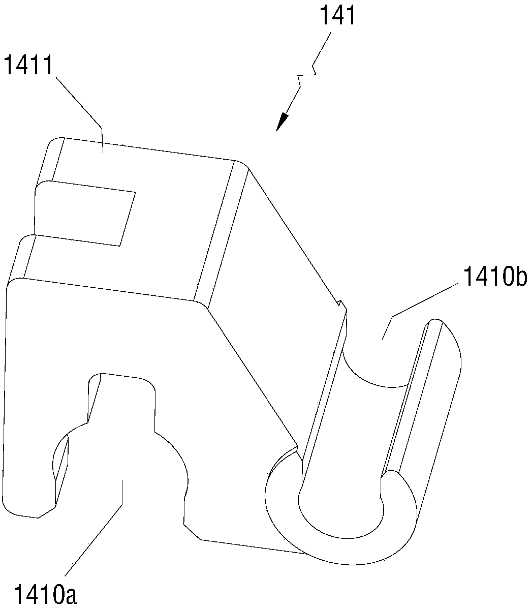 Slice medium separating mechanism and cash recycling machine