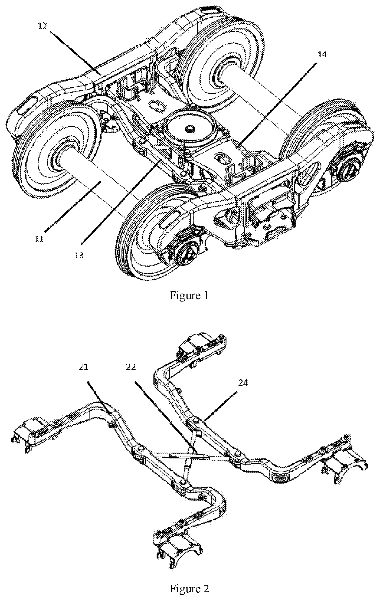 Bogie Wheelset Radial Mechanism with Structure of Adjustable Rigidity