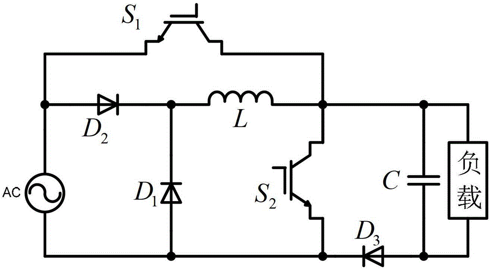 A kind of boost-buck-boost bridgeless converter