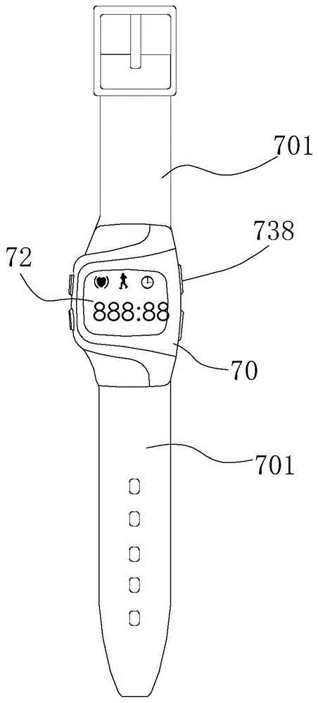 Wristband structure having heart rate detection function and running examination system and method thereof
