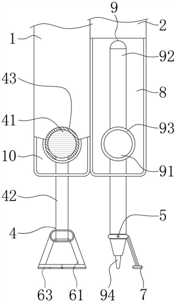 Compasses equipment for mechanical drawing of student