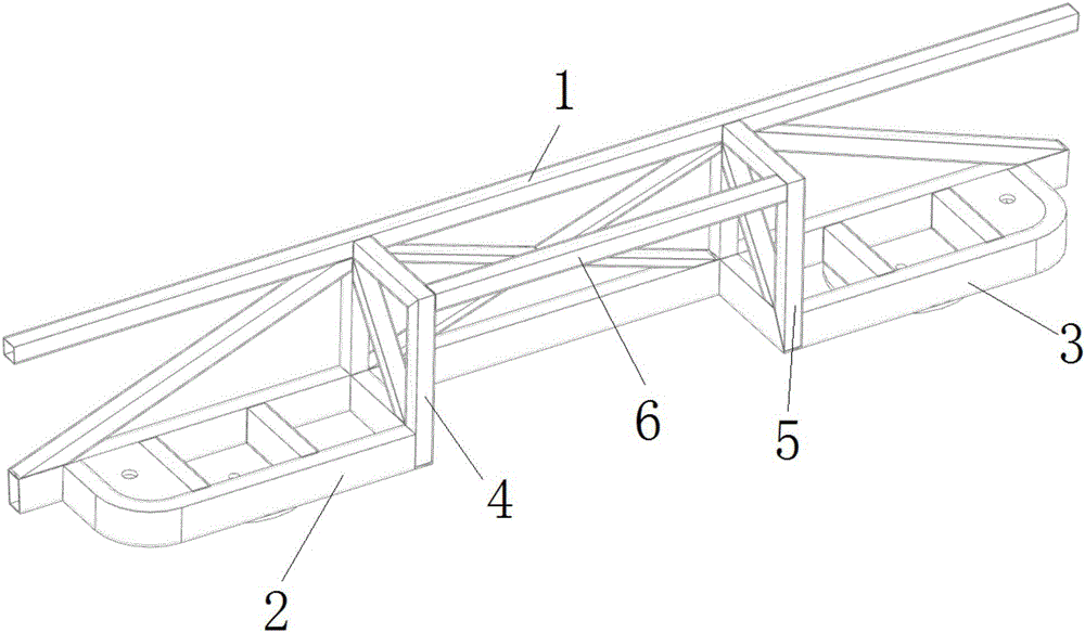 Cross beam assembly of passenger car