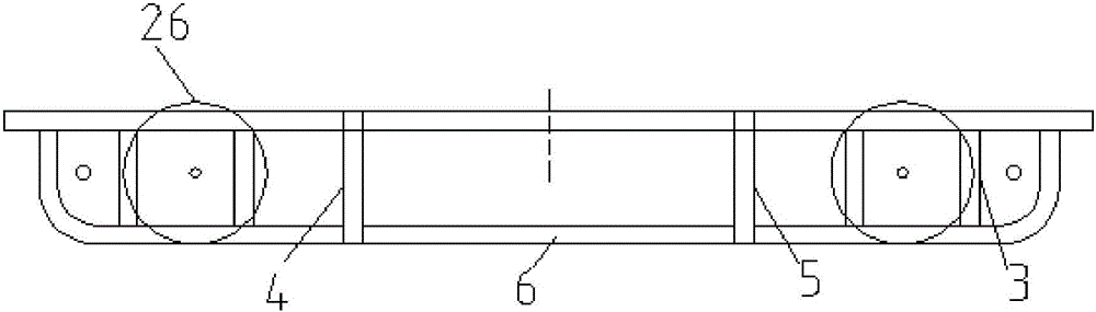 Cross beam assembly of passenger car