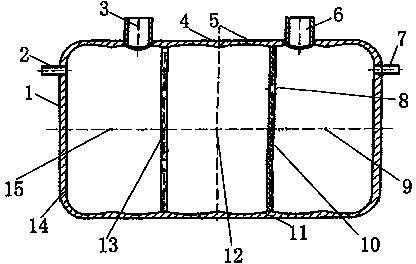 Large three-lattice integrated geographical septic tank