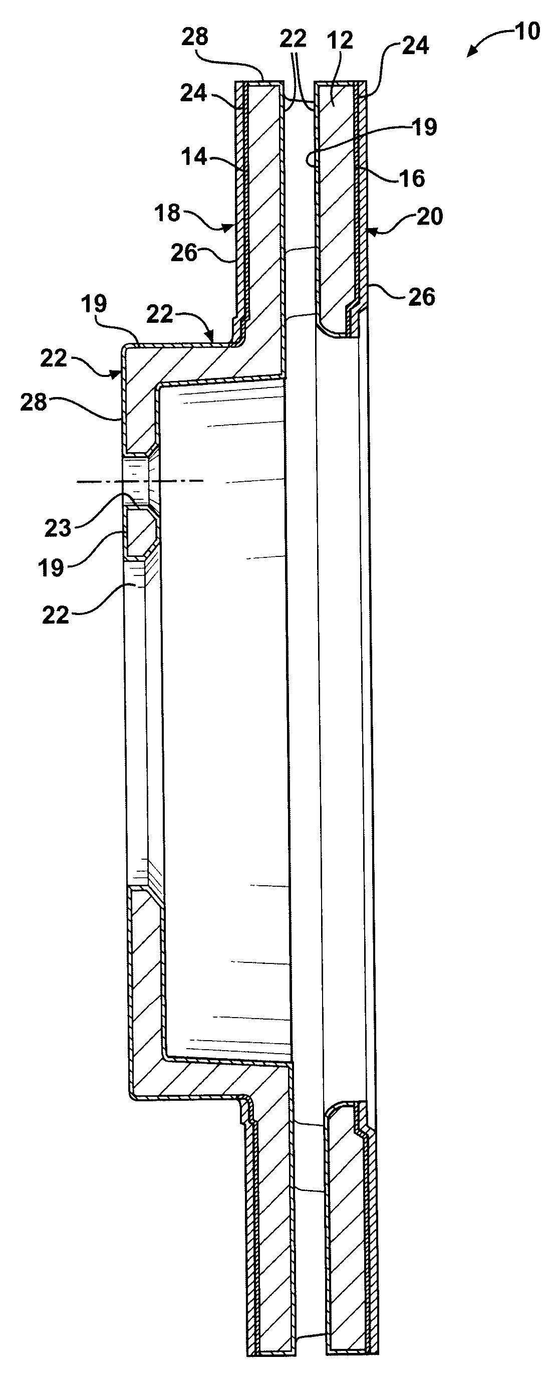 Dual coated cast iron brake rotor and method of construction