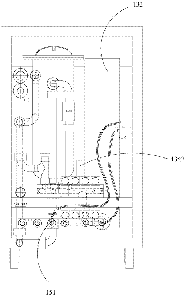 High-pressure spot cooling machine system and using method thereof