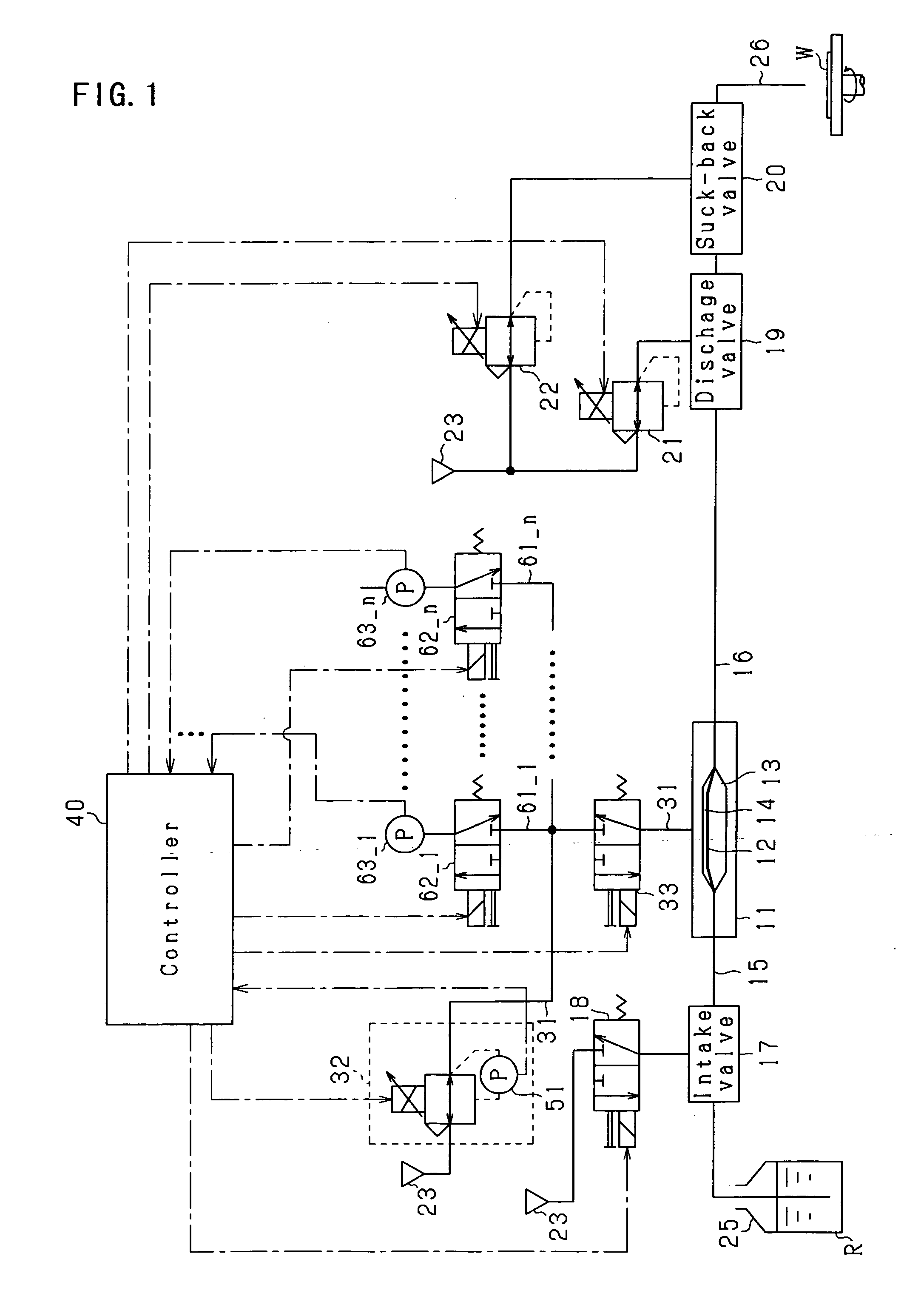 Liquid chemical supply system having a plurality of pressure detectors