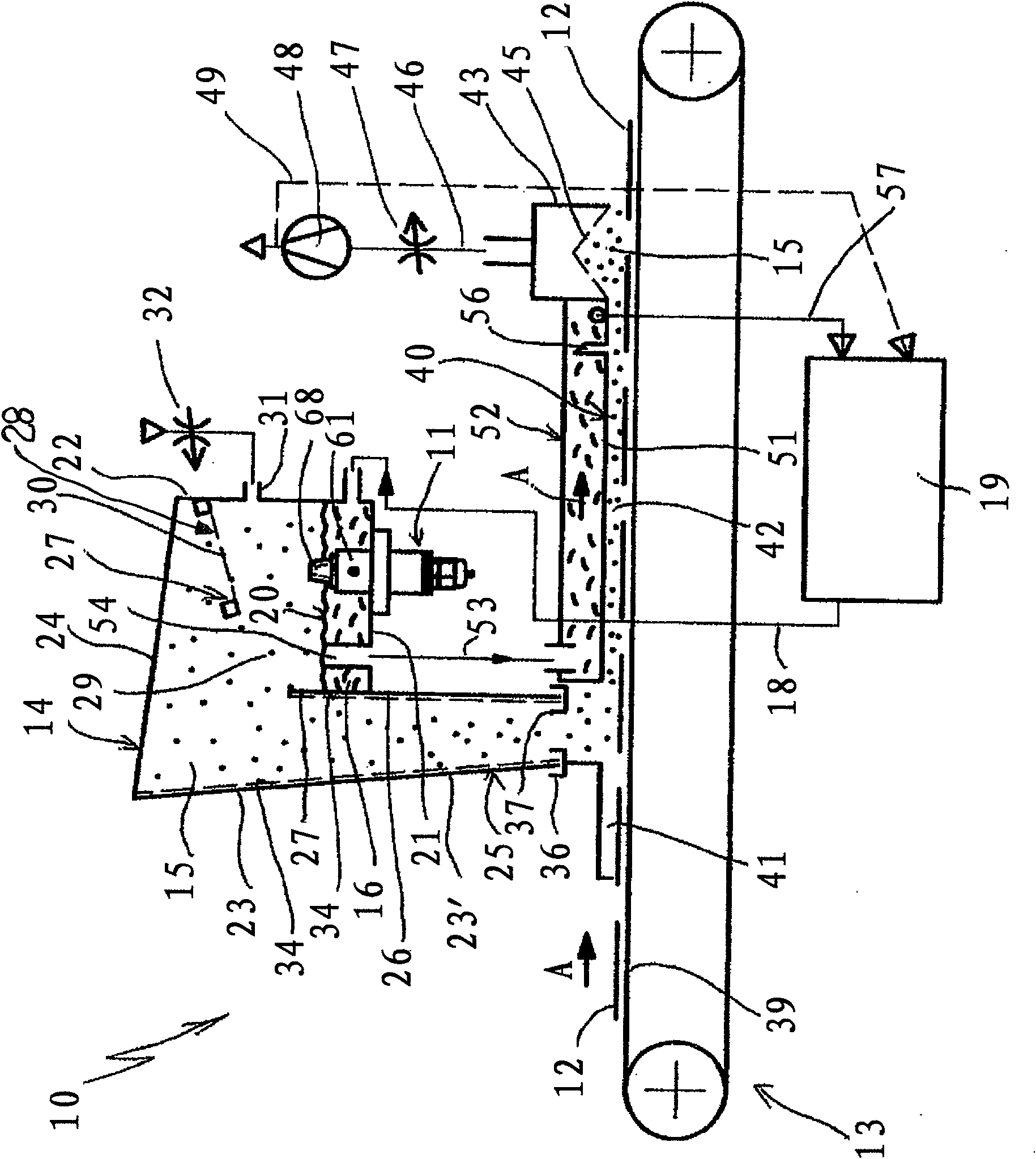 Device and method for application of an even thin fluid layer to substrates