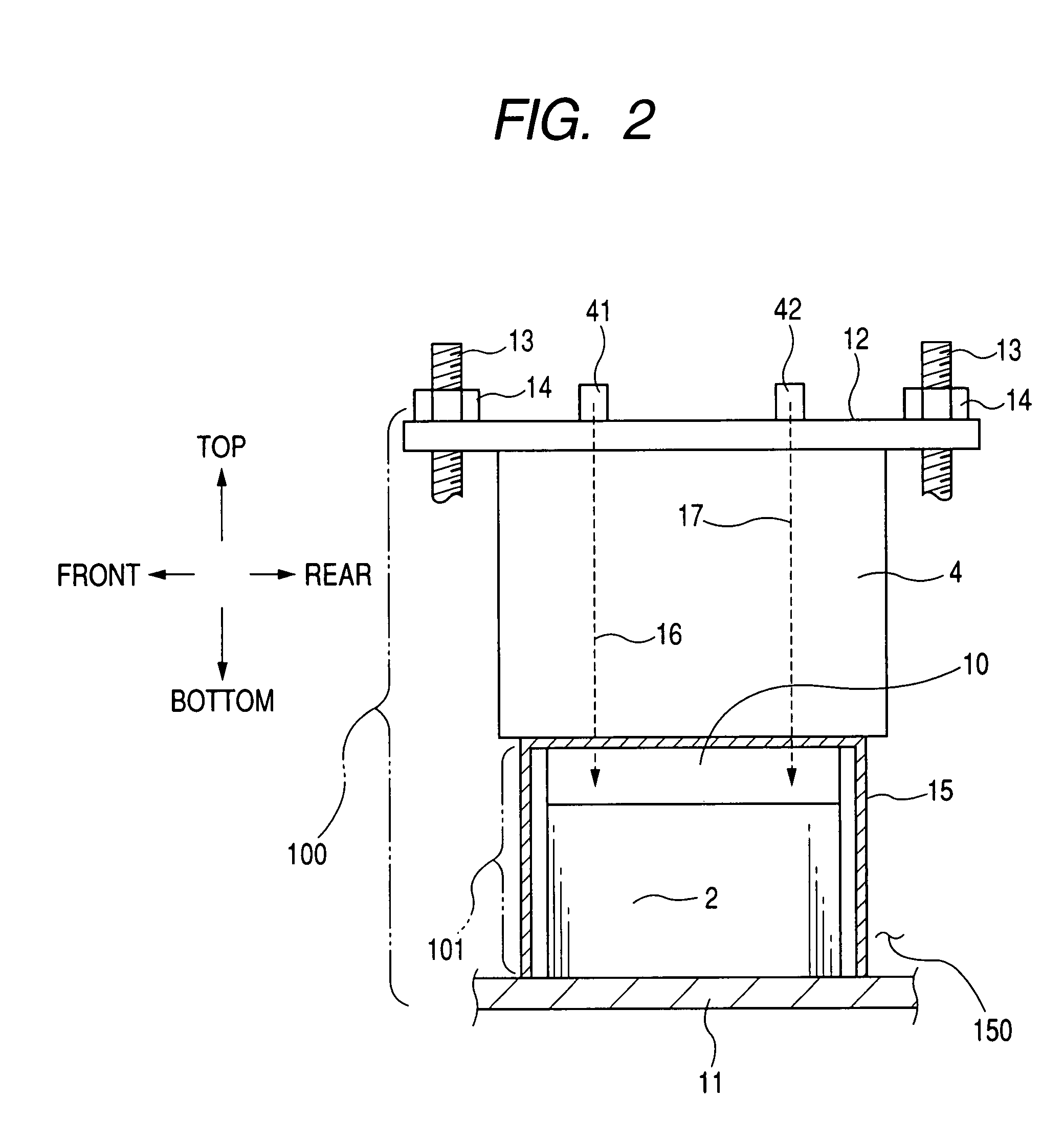 Multiple power supply apparatus with improved installability
