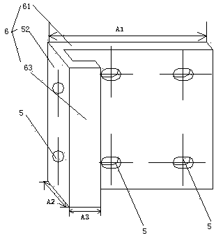 Detachable supporting hanging frame