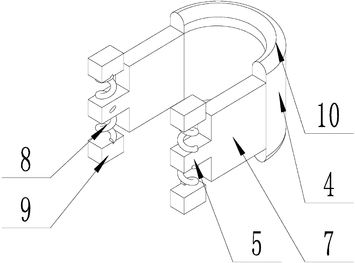 Supporting mechanism used for tomato vines