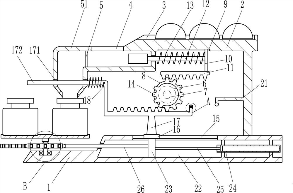 Cutting and canning device for canned yellow peach