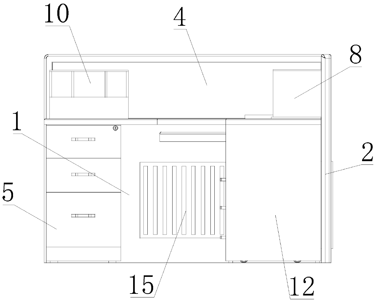 Study table with myopia prevention function