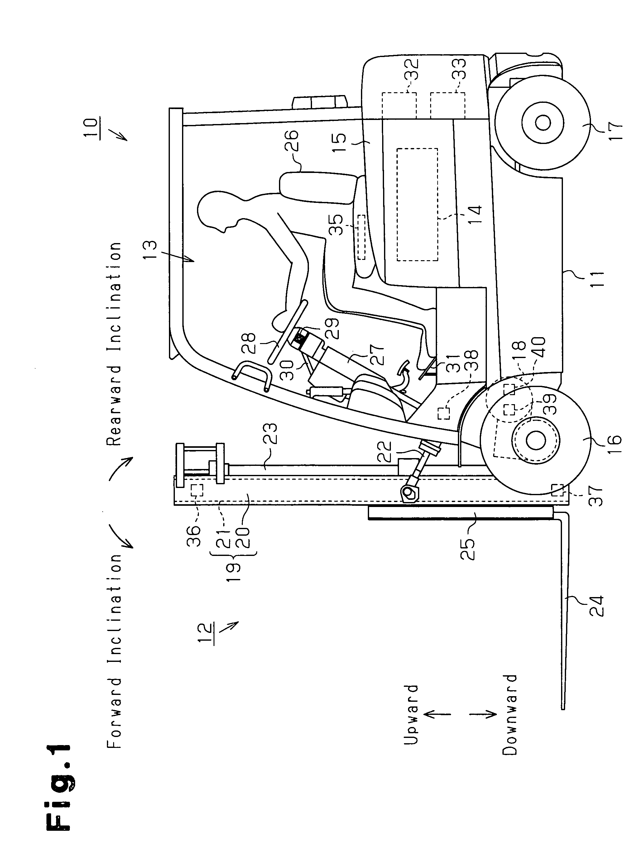 Travel control apparatus for industrial vehicle