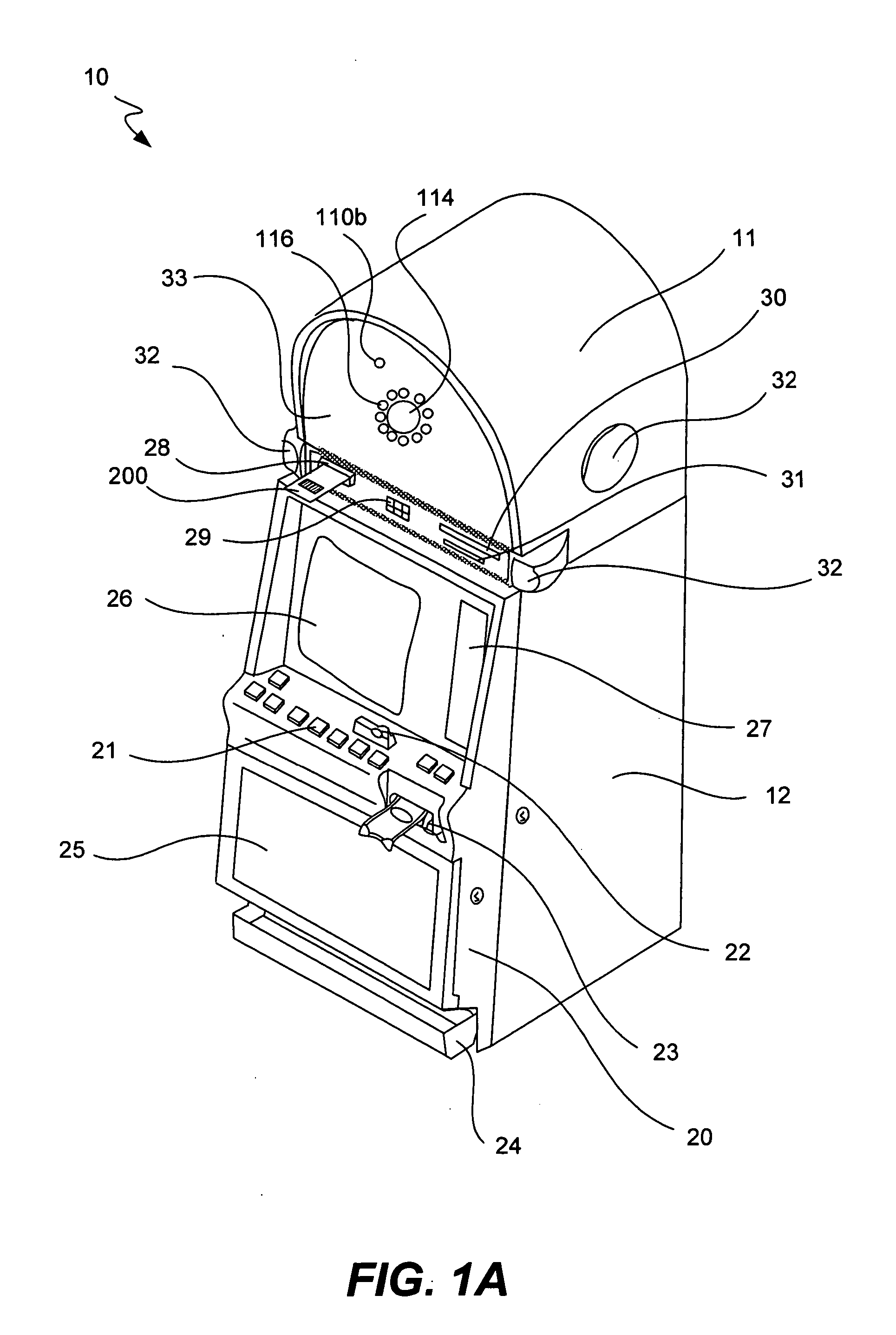Gaming machine with scanning 3-D display system