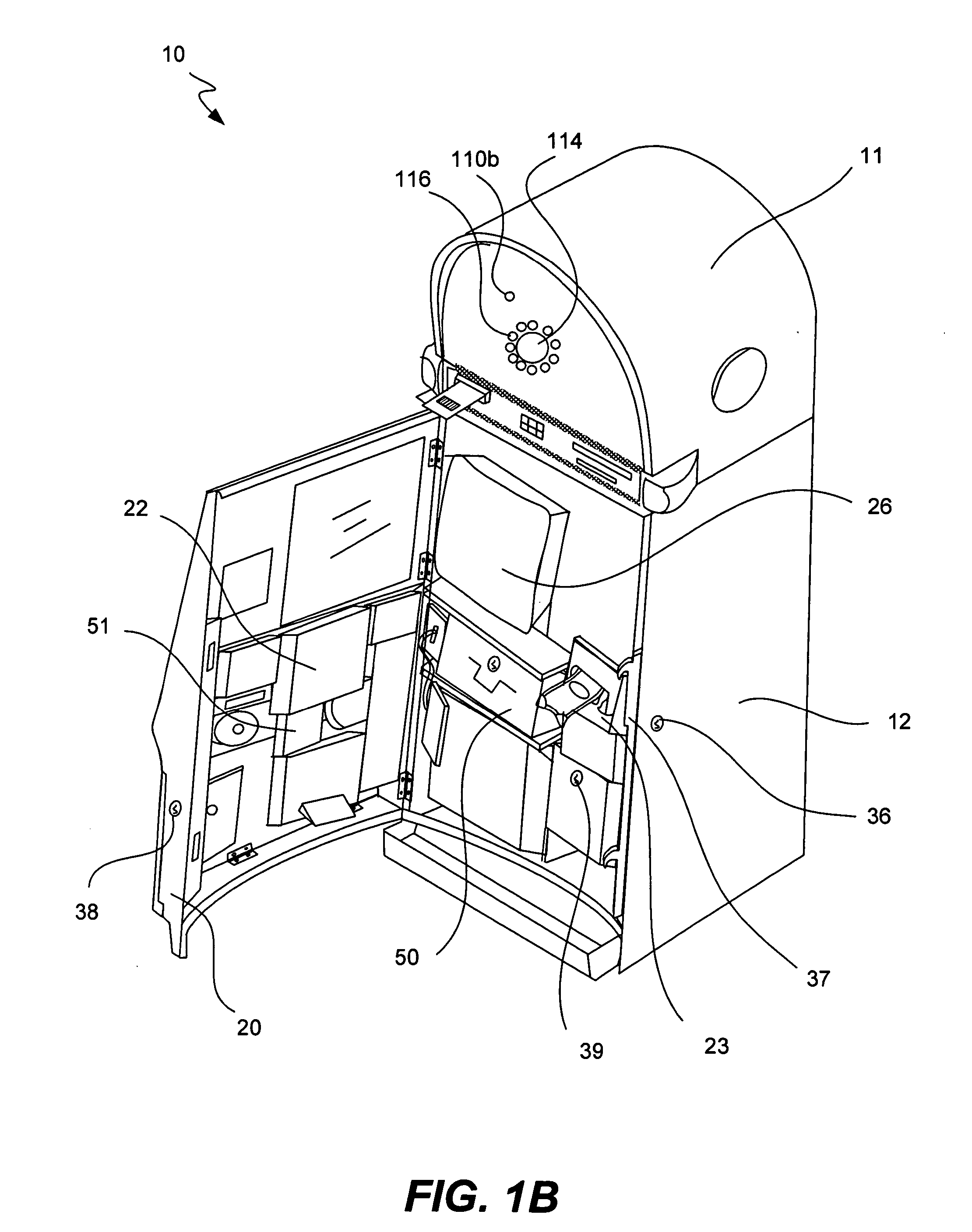 Gaming machine with scanning 3-D display system