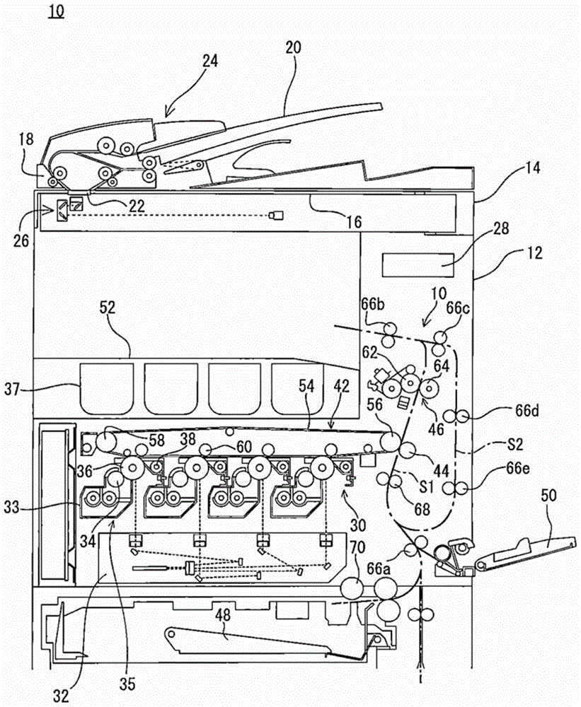 Storage, toner passage, and image forming apparatus