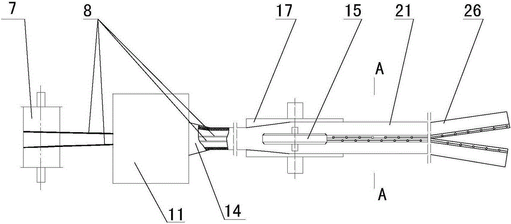 Cylindrical microporous labyrinth drip irrigation tape, processing method and equipment