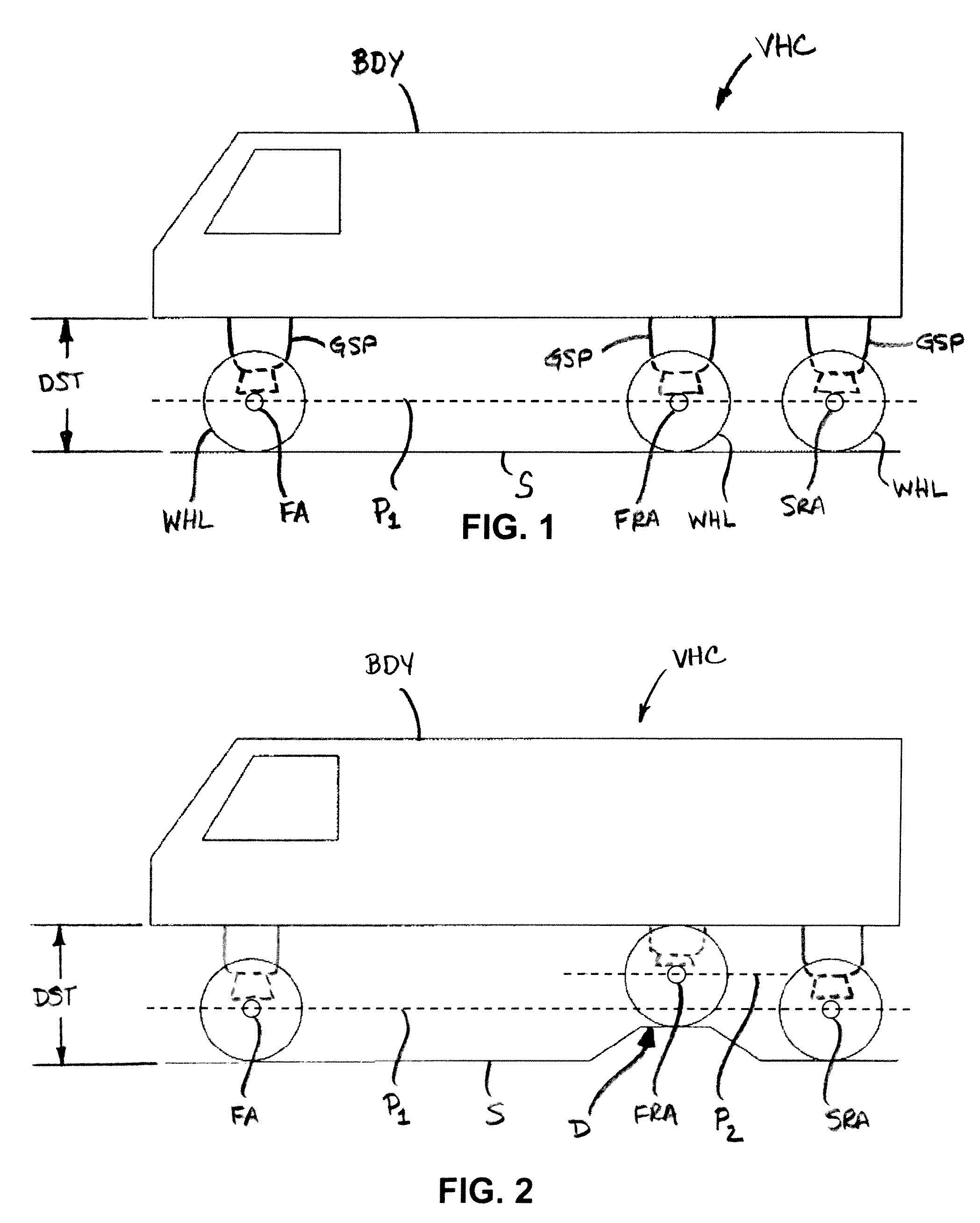 Vehicle suspension system and method of operating same