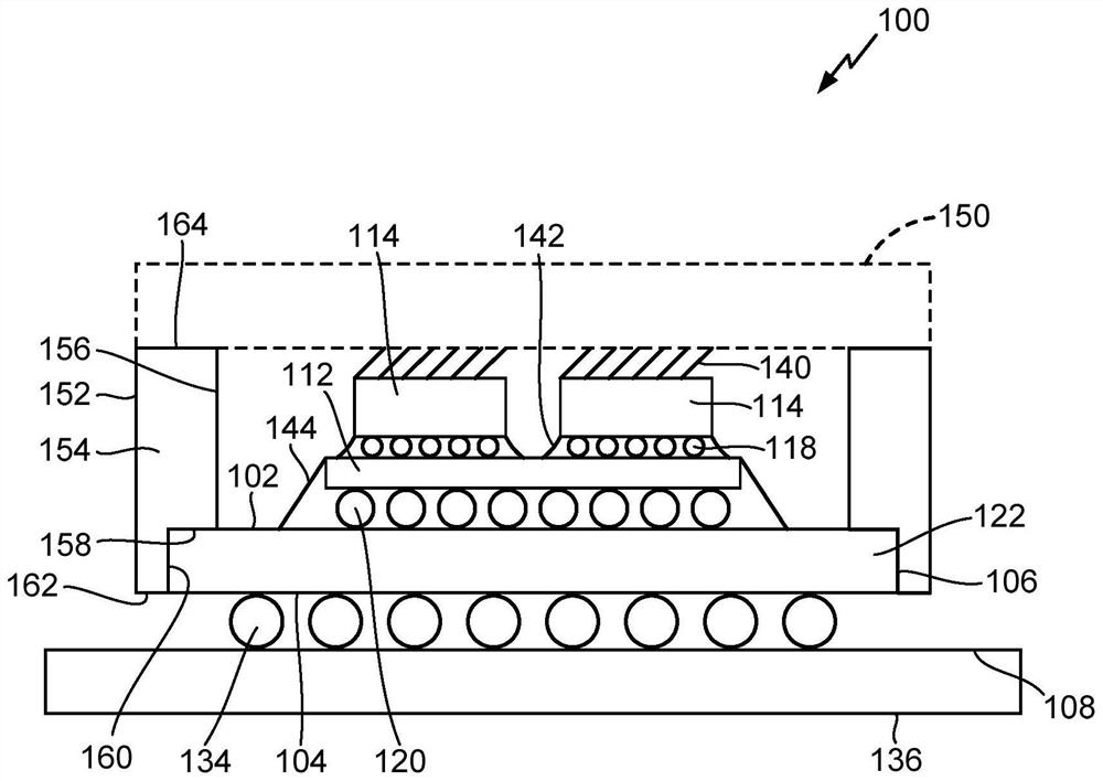 Stacked silicon package assembly with stiffener