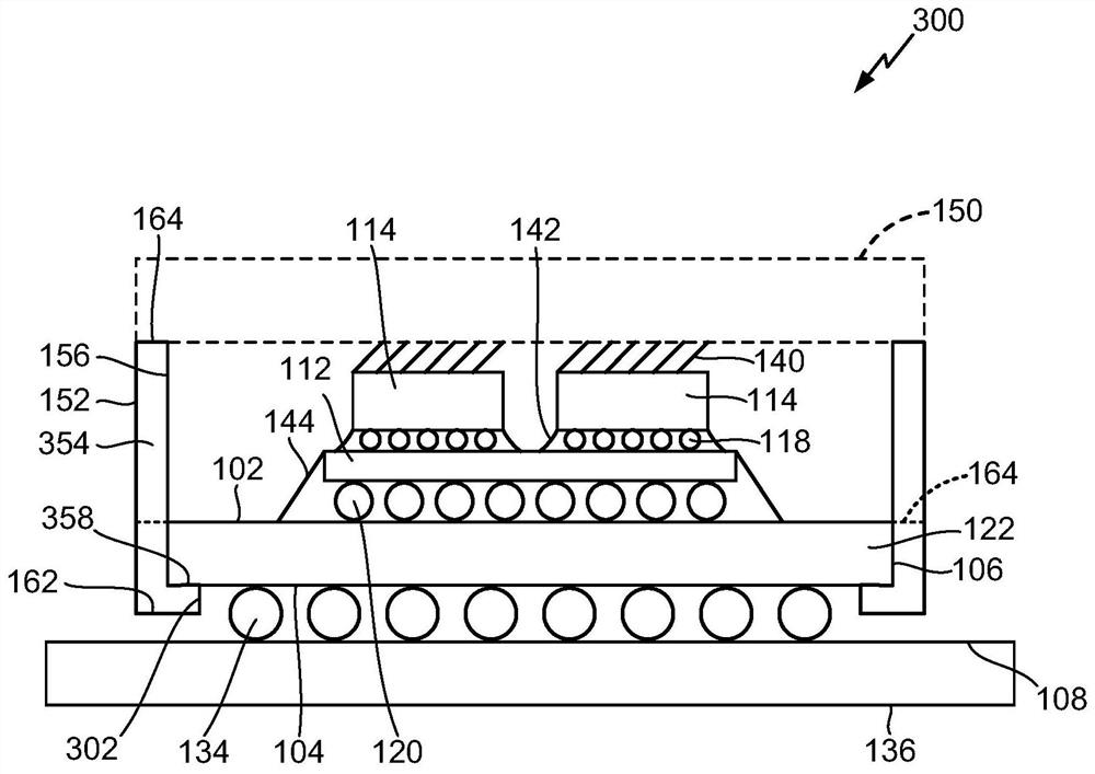 Stacked silicon package assembly with stiffener