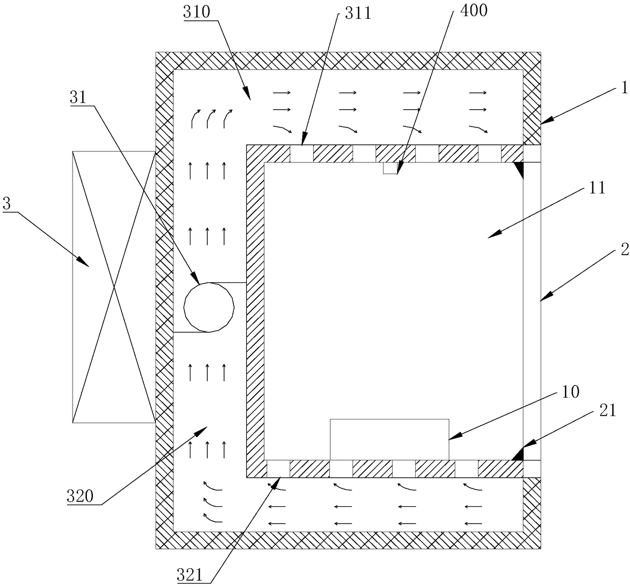 Vehicle-mounted refrigerator and refrigeration method thereof