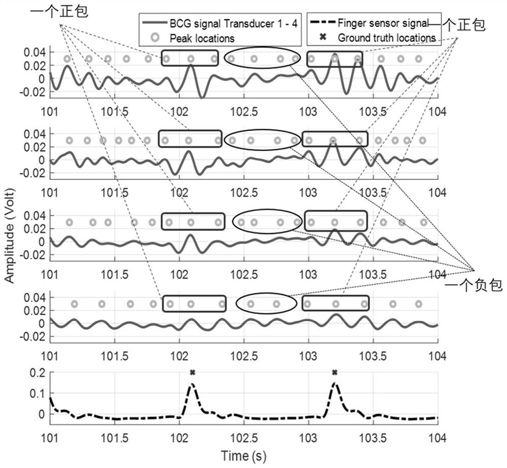 Beat-by-beat heart rate detection method based on multi-example learning and evolutionary optimization