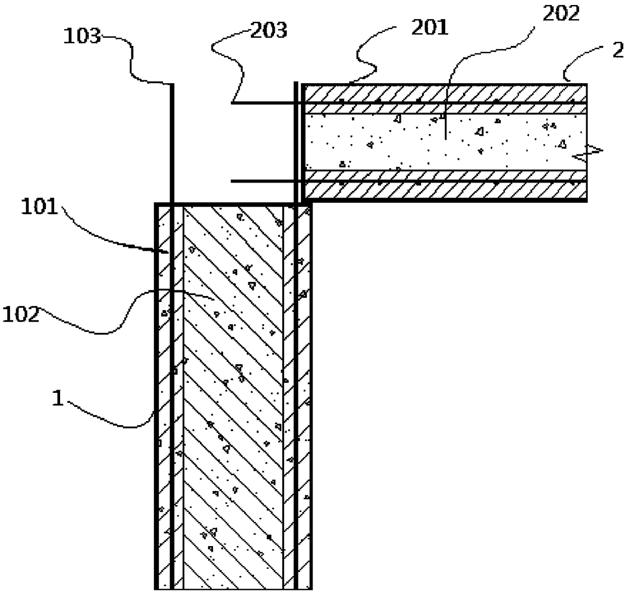 Beam column joint and construction method thereof