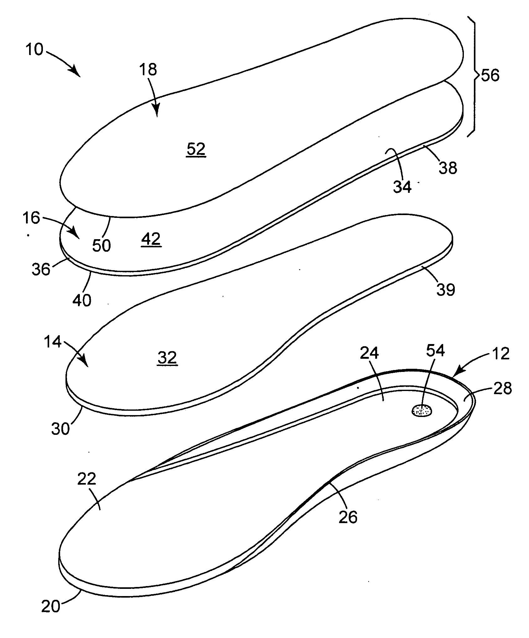 Molded insulated shoe footbed and method of making an insulated footbed