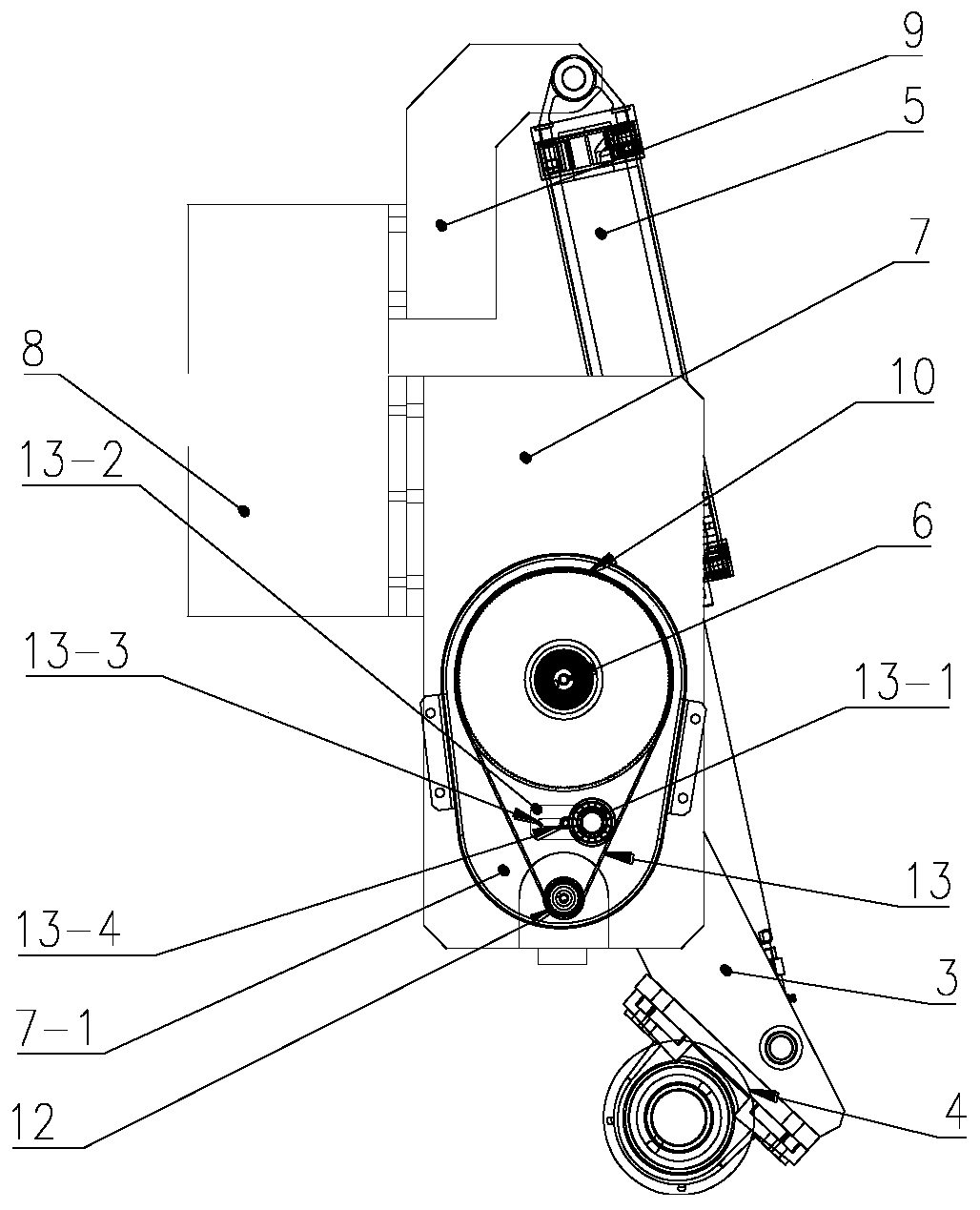 Online thickness measurement system for ultra-wide PC sheet