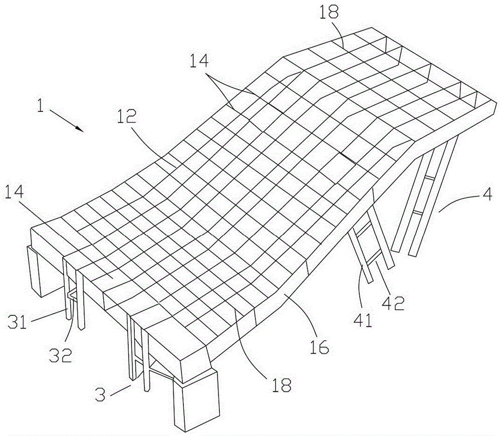 Assembled structure of ski resort and its construction method