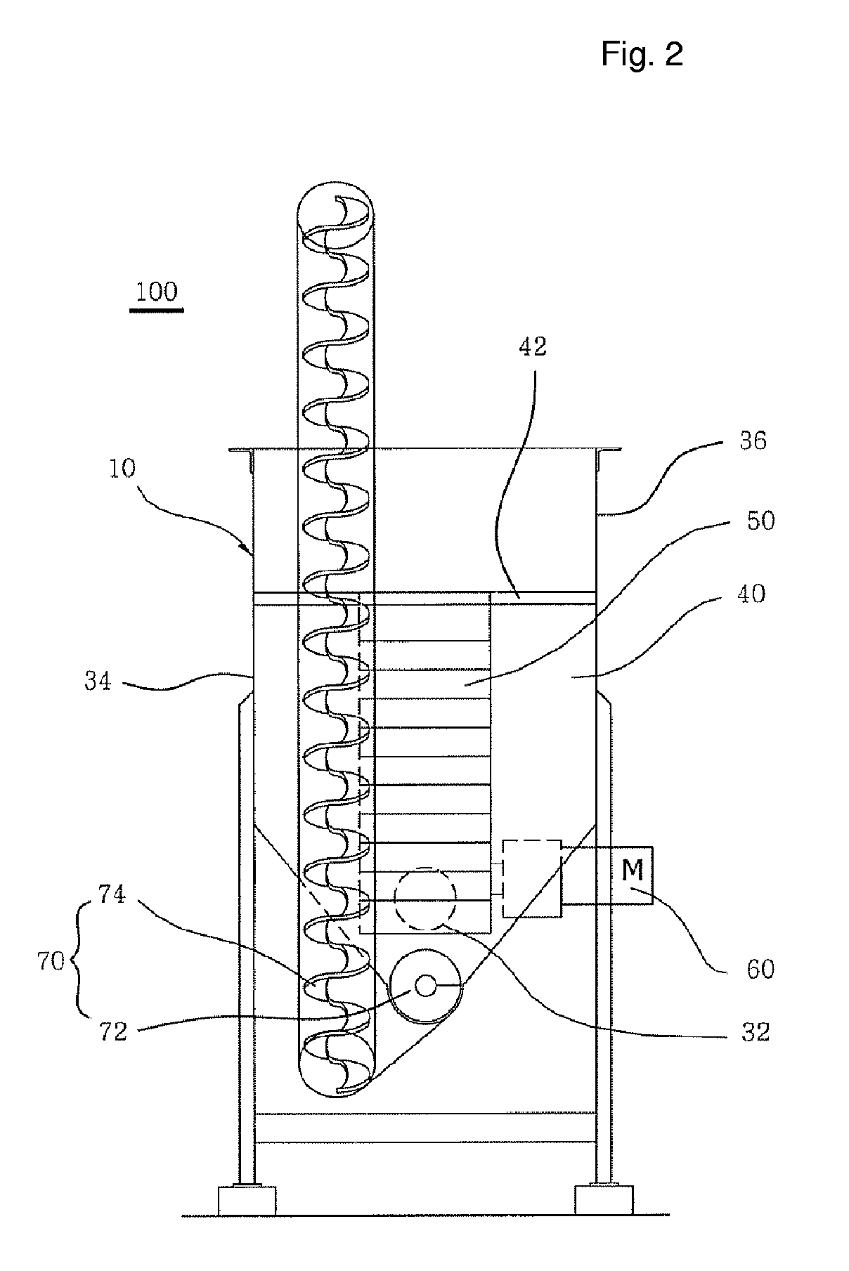 Grit chamber for wastewater treatment plant, capable of preventing sedimentation of organic material