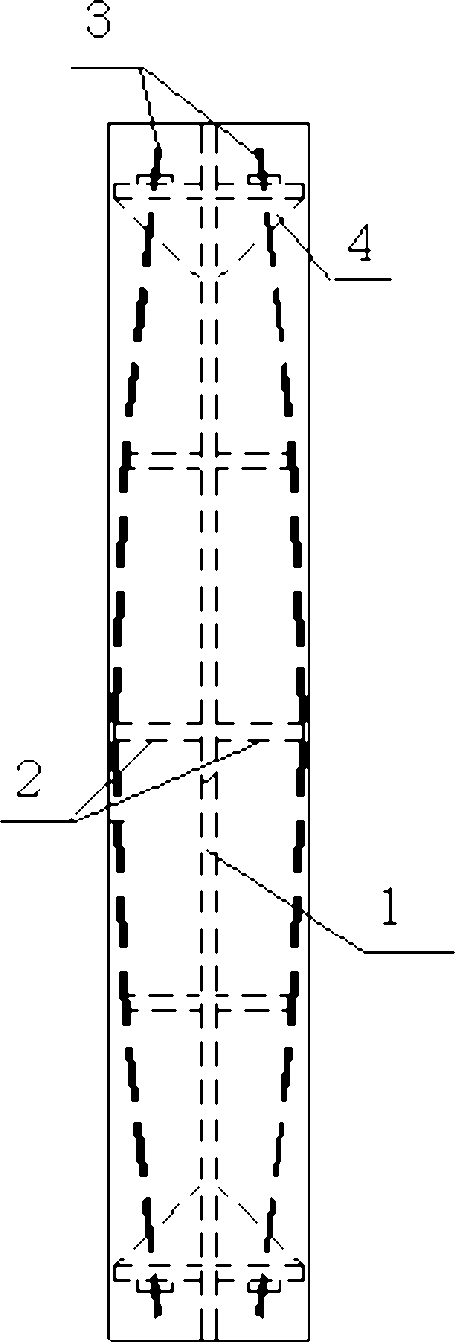 Steel bracket column used for factory