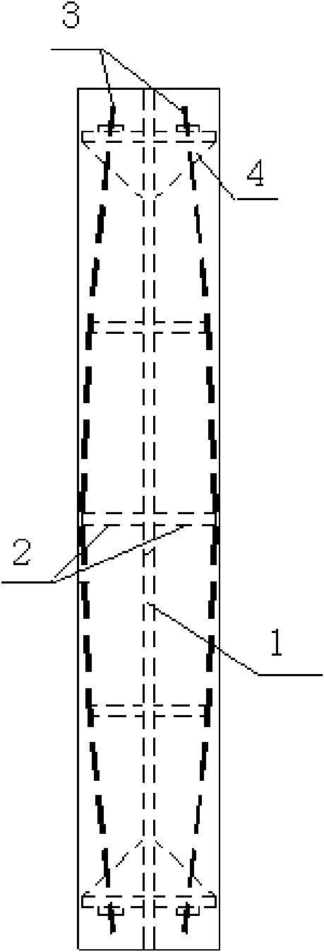 Steel bracket column used for factory