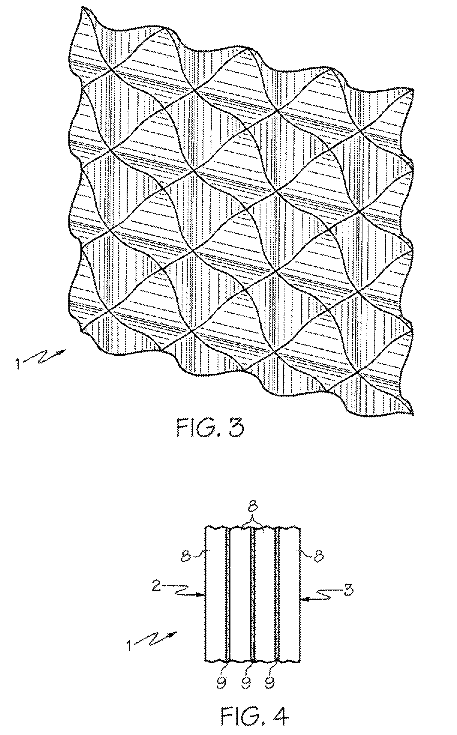 Combination acoustic diffuser and absorber and method of production thereof