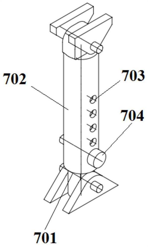 A hydraulic mechanical rust removal device and process for the inner wall of a special-shaped small-diameter pipe