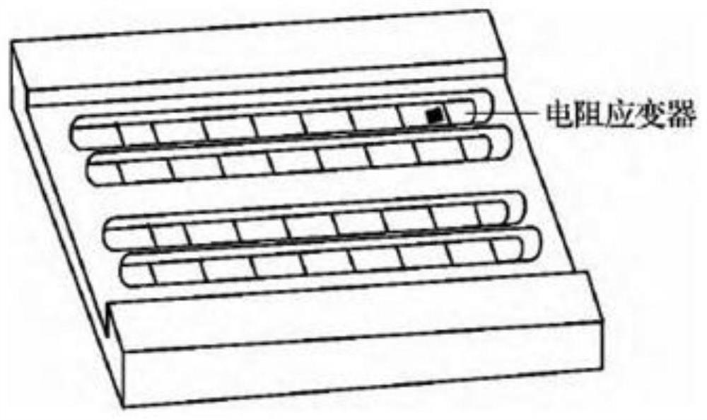 Narrow strip strain weighing sensor, narrow strip array dynamic scale and use method thereof