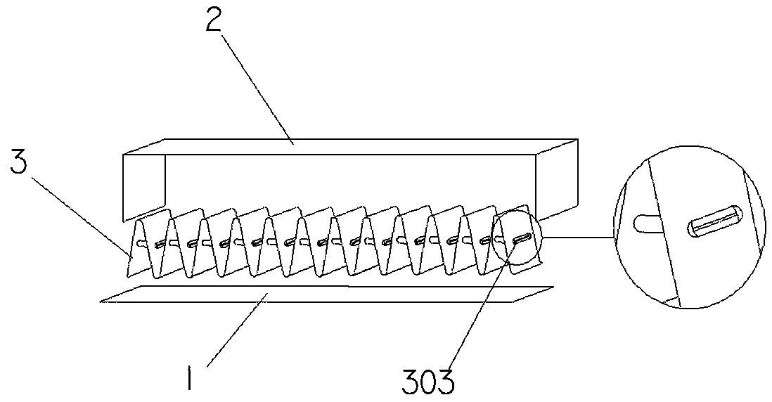 A heat dissipation strip of a PTC thermosensitive material heating device, a heating device and a special electric appliance