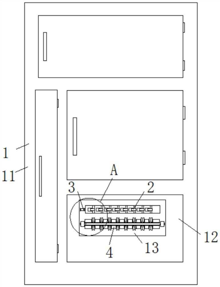 XGN66 box type fixed metal closed switch cabinet with wire arrangement structure