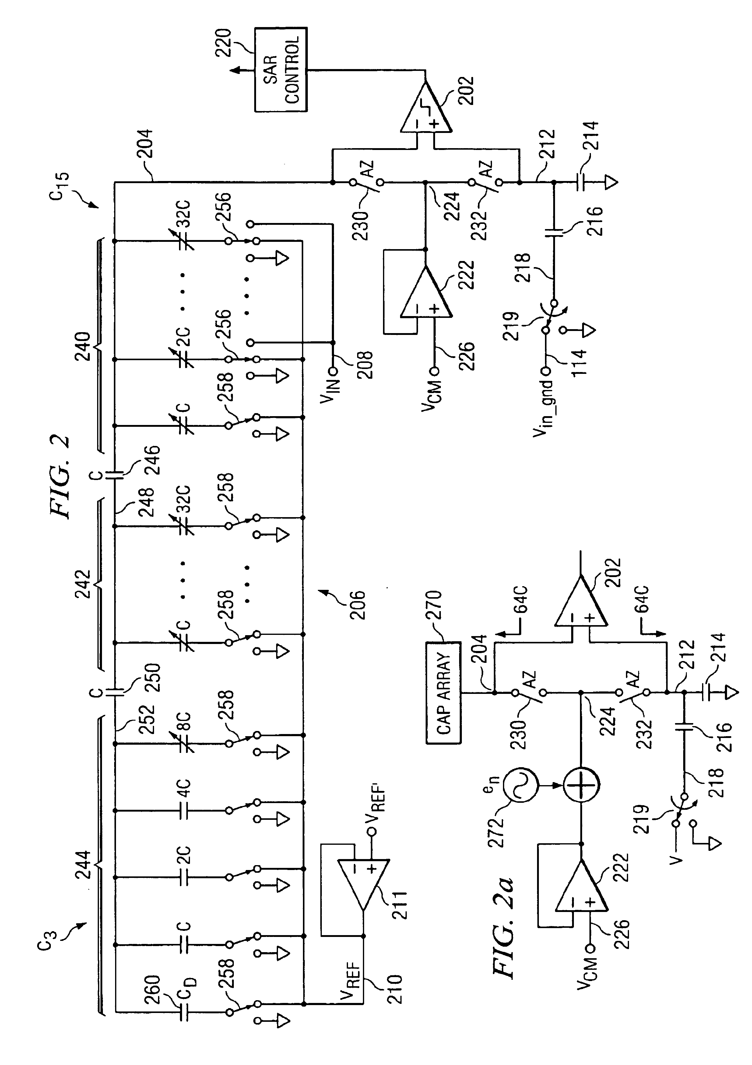 High speed comparator for a SAR converter with resistor loading and resistor bias to control common mode bias
