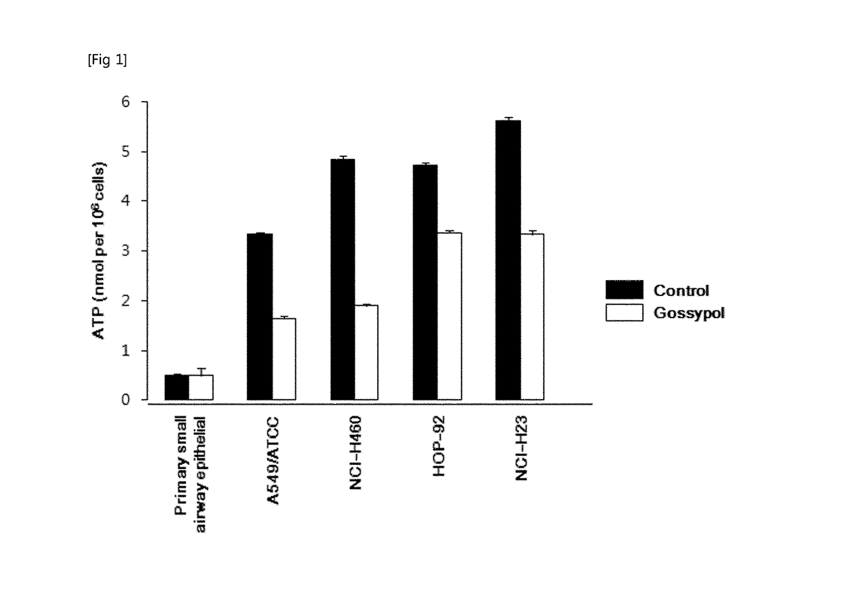 Pharmaceutical composition for cancer treatment containing gossypol and phenformin as active ingredients