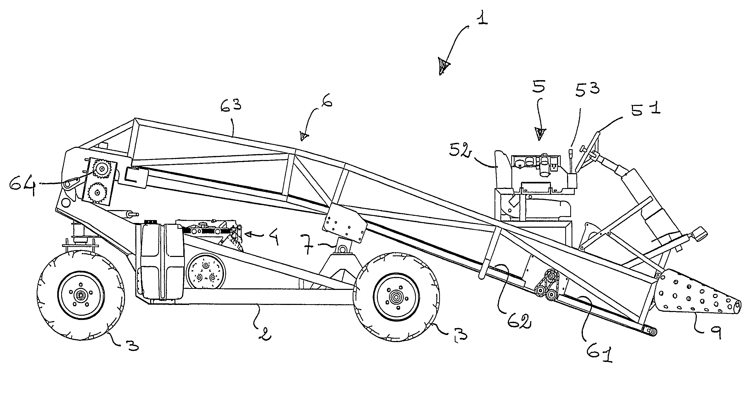 Chicken-loading vehicle